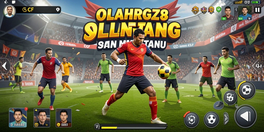 Screenshot utama 6CF menampilkan aksi intens olahraga yang mendebarkan.