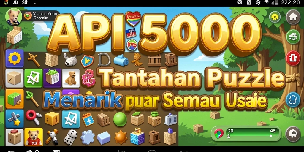Tampilan gameplay API5000 yang menarik dan menantang teka-teki.