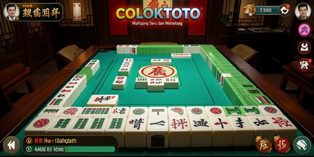 Tangkapan layar gameplay COLOKTOTO yang menunjukkan keseruan permainan Mahjong.