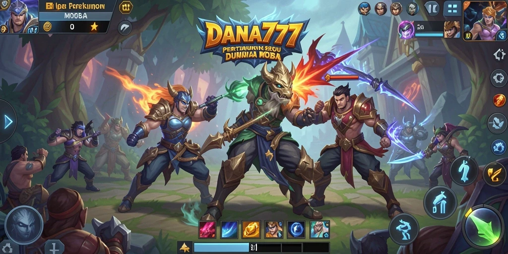 Tampilan aksi dalam gameplay DANA777 yang menegangkan dan strategis.