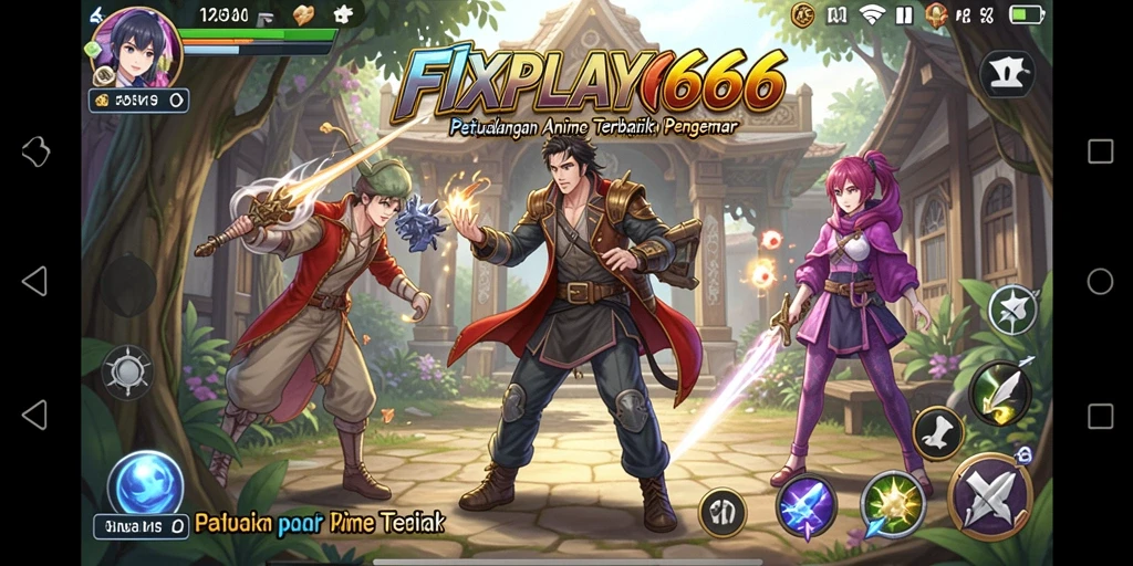 Tampilkan gameplay FIXPLAY666 dengan karakter anime yang mendebarkan.