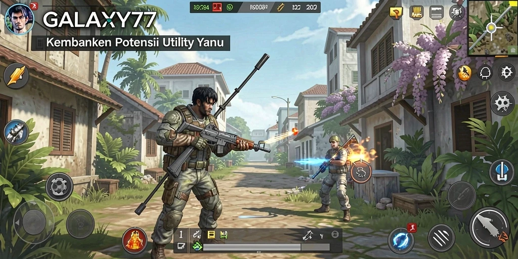 Tampilan antarmuka utama GALAXY77 yang intuitif dan menarik.