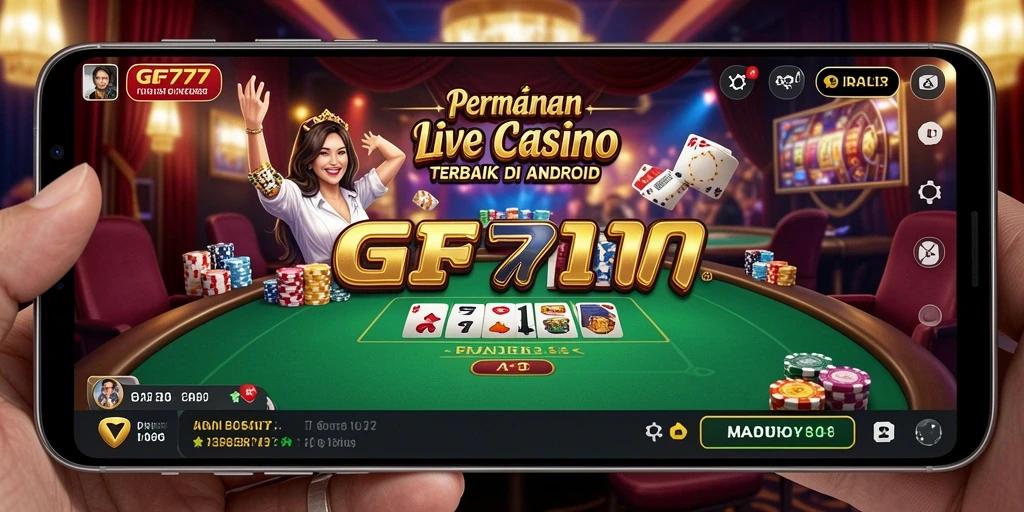 Tampilan atraktif permainan Live Casino GF777 yang mendebarkan.