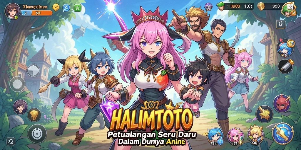 Gameplay seru dalam dunia anime yang menakjubkan.