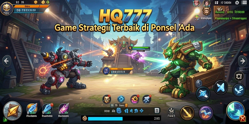 Tampilan gameplay HQ777 yang dinamis dan menarik.