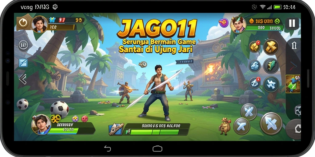 Gameplay JAGO11 yang menyenangkan dengan desain interaktif.