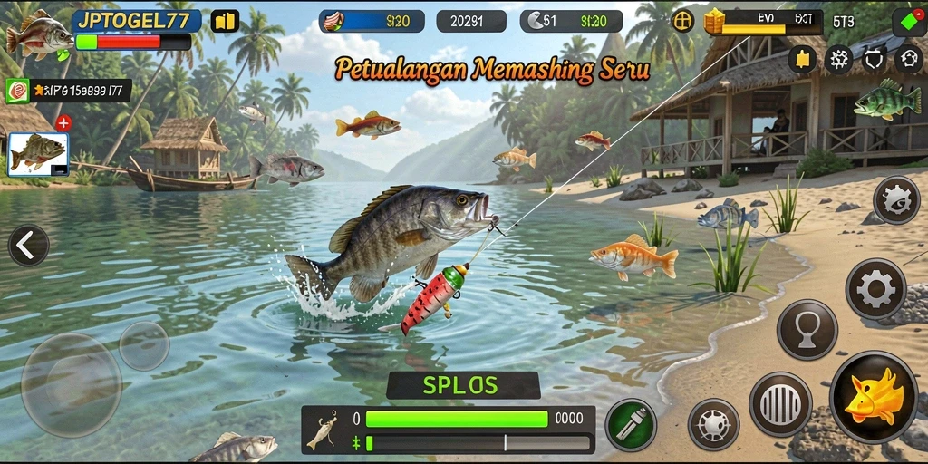 Tangkapan ikan besar di gameplay JPTOGEL77.