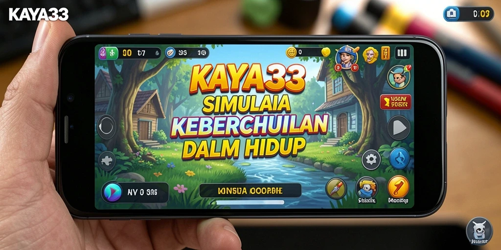 Screenshot utama KAYA33 menampilkan gameplay simulasi yang mendalam.