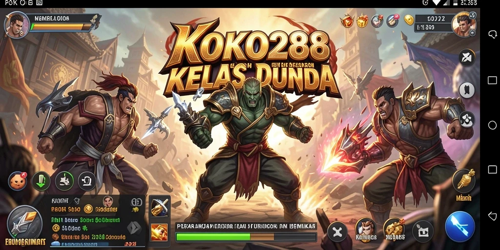 Tampilan seru dari gameplay KOKO288 yang intens dan penuh aksi.