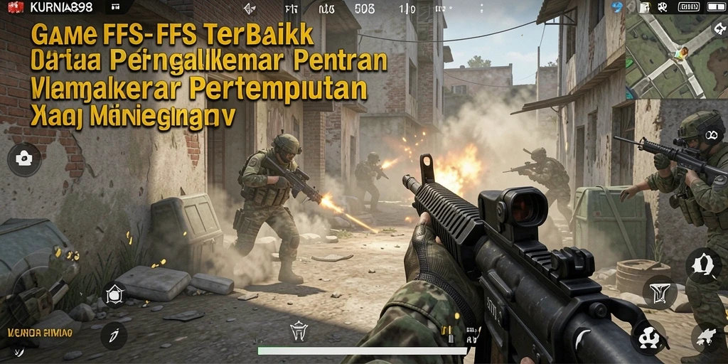 Screenshot gameplay KURNIA898 menampilkan aksi tembak yang intens dan grafis yang memukau.