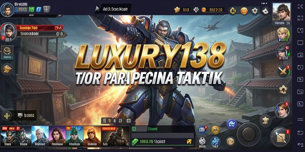 Screenshot utama LUXURY138 menunjukkan aksi mendebarkan dalam gameplay strategi.
