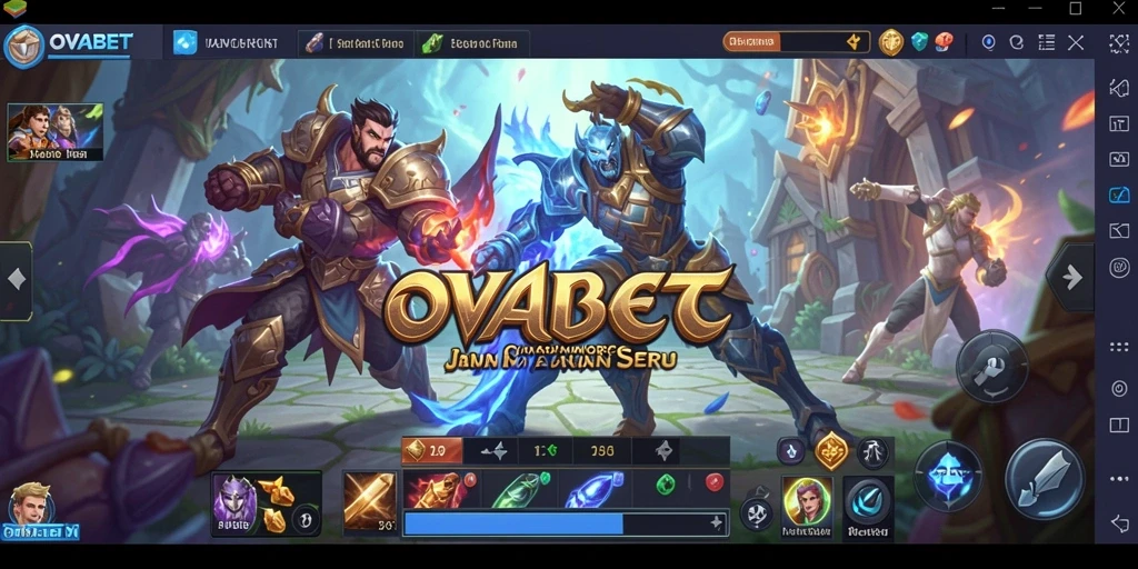Tampilan screenshot gameplay OVABET yang menunjukkan momen pertarungan epik.