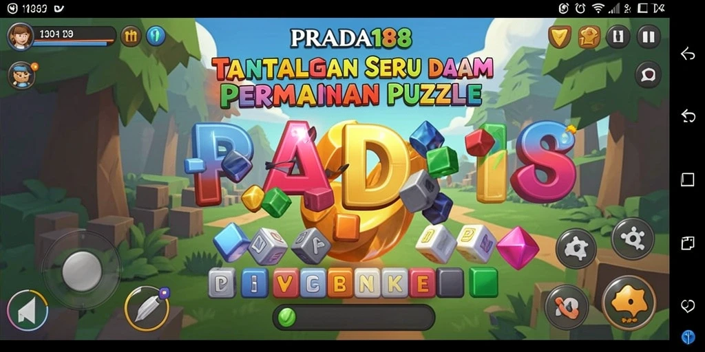 Tampilan gameplay PRADA188 yang menampilkan berbagai jenis puzzle menantang.
