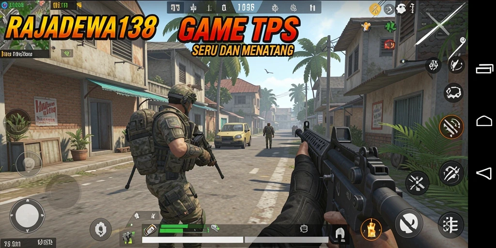 Gameplay mendebarkan dalam aksi TPS seru di RAJADEWA138.