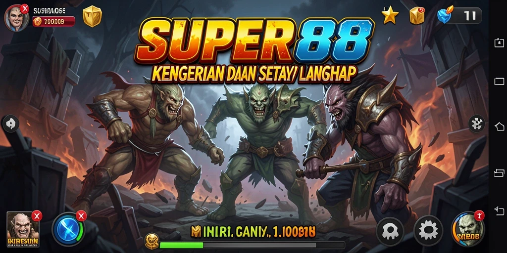 Screenshot gameplay SUPER88 menampilkan kegelapan dan ketegangan.